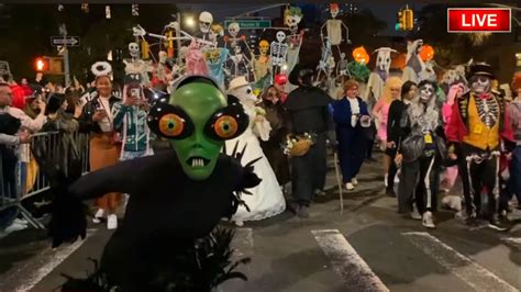 NYC LIVE - 50th Annual Greenwich Village Halloween Parade 2023 - YouTube