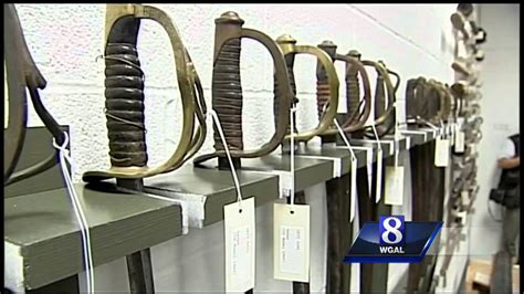 Gettysburg artifacts secured in storage room - YouTube