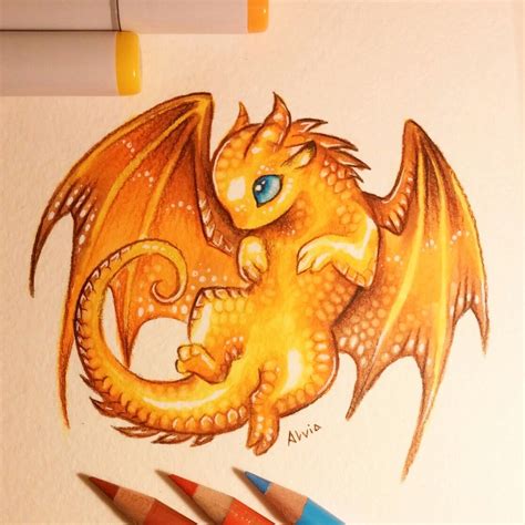 Pin on Dragons and other- my art