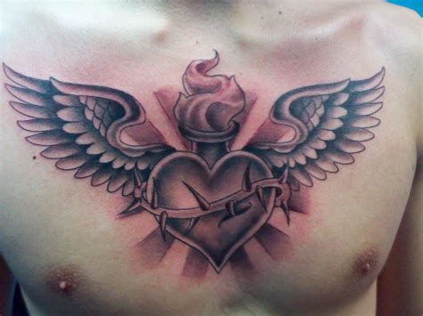 35+ Awesome Heart tattoo on chest male ideas in 2021