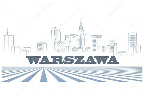 Warsaw skyline — Stock Vector © Agataus #79301178