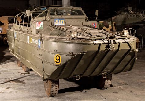 An Original World War 2 DUKW 6x6 Amphibious Utility Vehicle