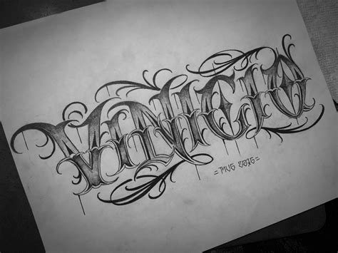 Chicano Tattoo Lettering Styles