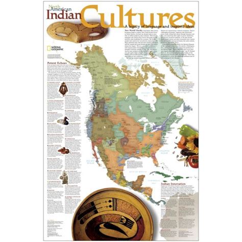 North American Indian Cultures Map