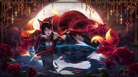 ArtStation - League f Legends - Arcana Ahri Splash