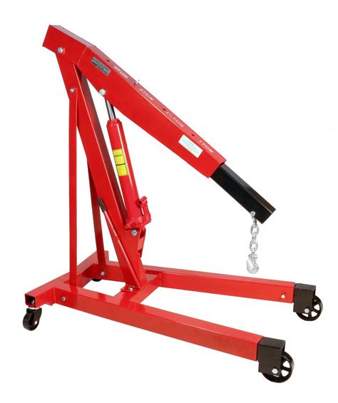 Dragway Tools 3 Ton 6000 LB Heavy Duty Engine Hoist Cherry Picker Shop Crane- Buy Online in ...