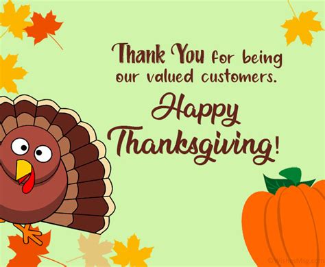 Thanksgiving Messages For Business, Clients & Customers - WishesMsg