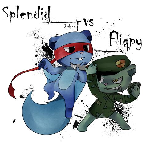 3 HTF - Splendid vs Flippy by Judy-a on DeviantArt