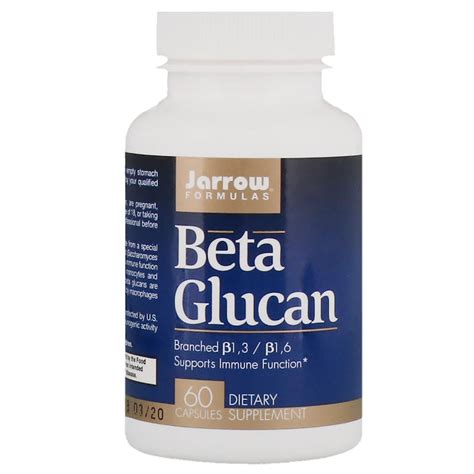 Buy Beta Glucan, Immune Support, 60 Caps, Jarrow Online, UK Delivery