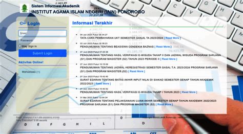 siakad.iainponorogo.ac.id - Login! Sistem Informasi Terpad... - Siakad IAIN PONOROGO