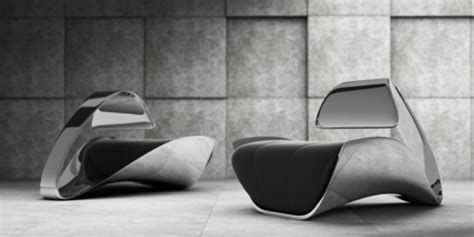 Exquisite Futuristic Chair Inspired By A Swan Sleeping - DigsDigs