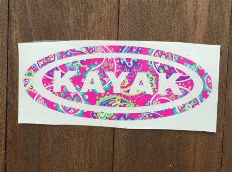 Kayak Car Decal Sticker Kayak Cup Decal Kayak Sticker - Etsy