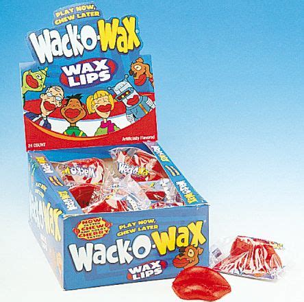 Remember when you were a kid! Loved these wax lips! (and the fangs, too ...