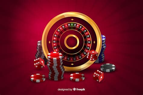 Free Vector | Realistic casino background