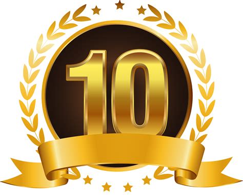 10 Number Transparent | PNG All