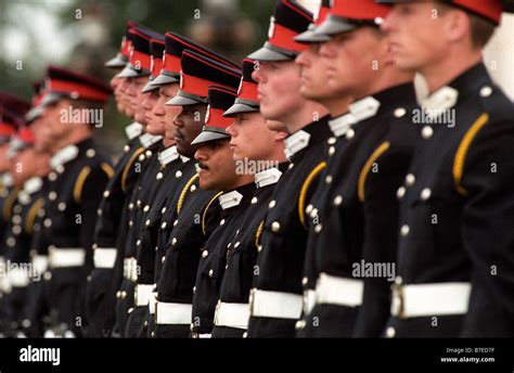 Officer cadets passing out at Sandhurst Military Academy in the UK ...