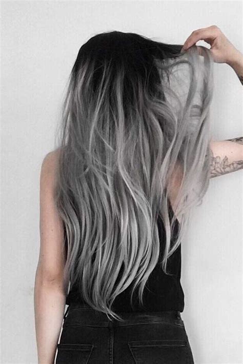 15 Grey Ombre Hair Ideas To Rock This Year | Grey ombre hair, Grey hair ...