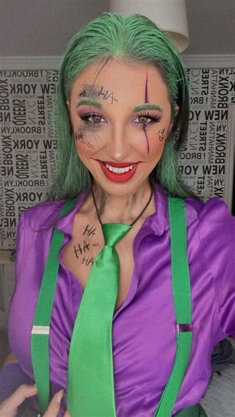 Female Joker Halloween Costume, Classy Halloween Costumes, Halloween Party Outfits, Looks ...