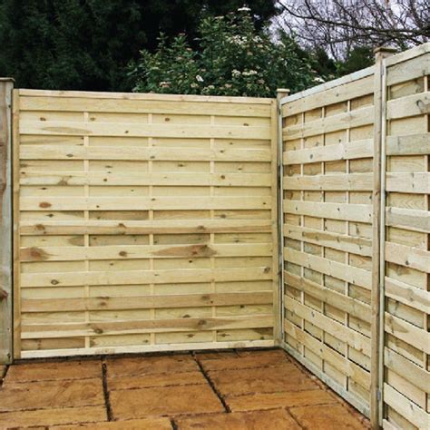 ** PRE ORDER DUE APRIL 2017 ** 6FT Pressure Treated Horizontal Weave Fencing Panels - 1 Panel ...