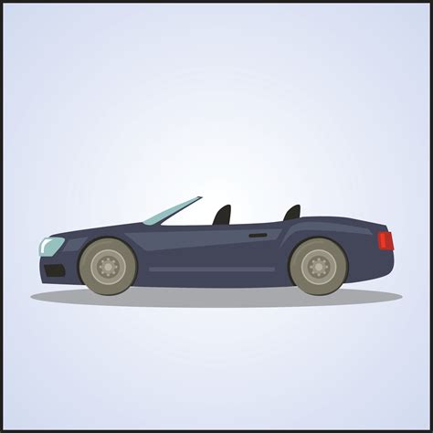 Blue Car vector template with background. 22997712 Vector Art at Vecteezy