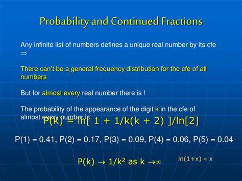 PPT - Continued Fractions John D Barrow PowerPoint Presentation, free download - ID:5835641