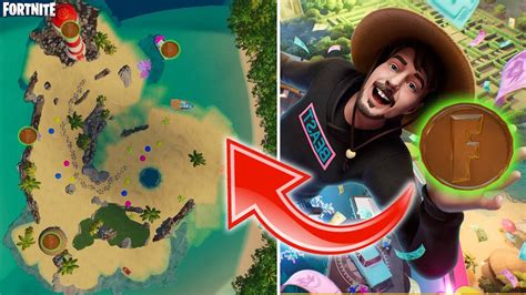 *ALL* Mr Beast Island Coins Locations in Fortnite (Full Guide) - YouTube