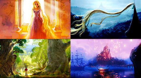 The Art Behind The Magic : Tangled (Rapunzel) 2010, concept art