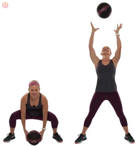 How To Do Medicine Ball Squat Toss