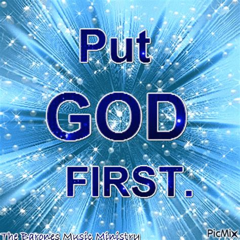 PUT GOD FIRST – The Place of Praise