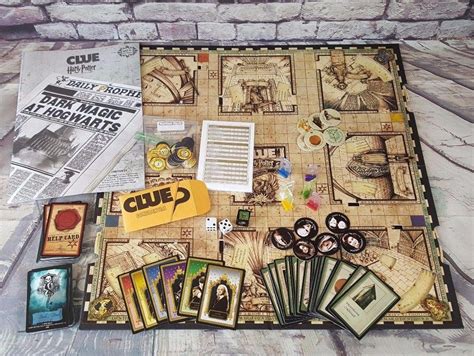 Clue Harry Potter Edition Hogwarts Secrets Board Game 100% Complete 2008 | #1885470698