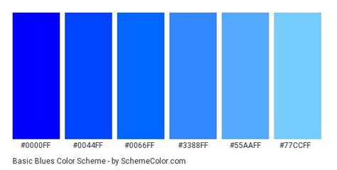 Clasic Blues | Color schemes, Flat color palette, Blue color schemes