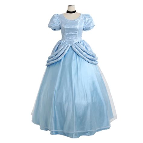 Princess Cinderella Dress Cinderella Cosplay Costume Adult Women ...