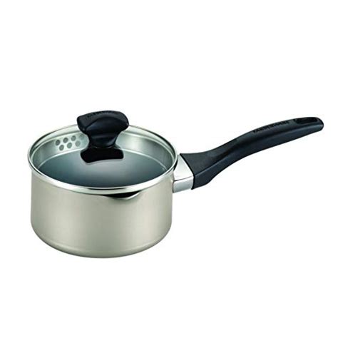 Small Saucepan With Lid Pour Spout Nonstick Mini Sauce Pan Pot Deep Cooking Best | eBay