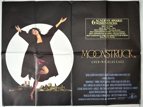 Moonstruck - Original Cinema Movie Poster From pastposters.com British ...