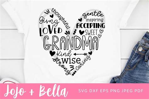 Grandma Svg, Grandma Word Art Svg Graphic by Jojo & Bella · Creative ...