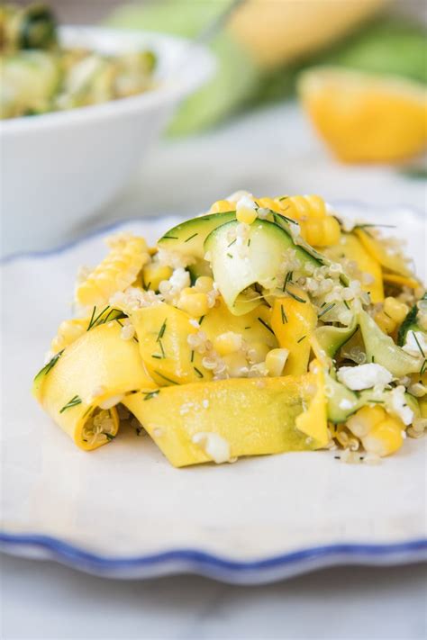 Summer squash salad with fresh herb vinaigrette | Recipe | Vinaigrette ...