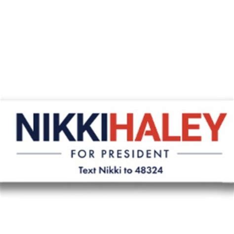 Stream Nikki Haley for President Bumper Sticker by Official Nikki Haley ...