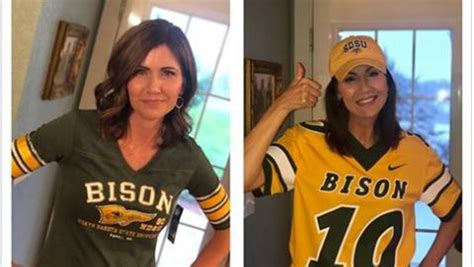 Will Gov. Kristi Noem add another Bison jersey to her collection in ...