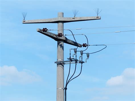 Free Images : sky, technology, wind, power line, mast, street light, electricity, lighting ...