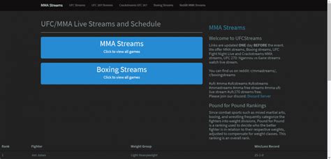 5 Best MMA Streaming Sites To Watch UFC Fights Online (2024)