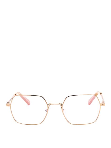 Glasses Chloe' - Titanium hexagonal eyeglasses - CE214449705 | iKRIX.com