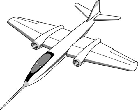 Free Jet Black And White Clipart, Download Free Jet Black And White Clipart png images, Free ...