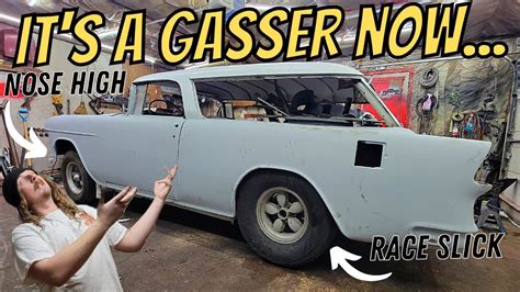 Well.... It's A Gasser Now - 1955 Chevy Nomad, COLD Storage To HOT ROD ...