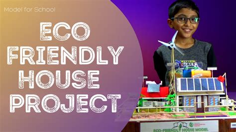 Eco friendly House project || Model for School || - YouTube