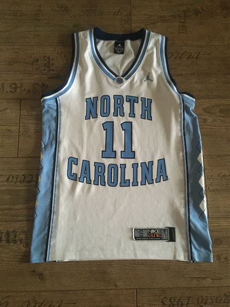 Jersey North Carolina Tar Heels 11 Basketball NCAA Home Kit | Etsy