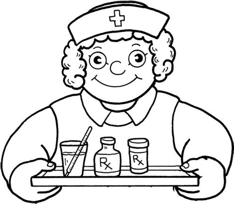 Free Nurse Clipart Black And White, Download Free Nurse Clipart Black ...