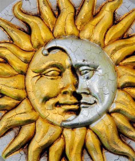 Sun Moon Face Wall Plaque from Venice Italy | Sun moon, Ceramic sun, Sun moon stars