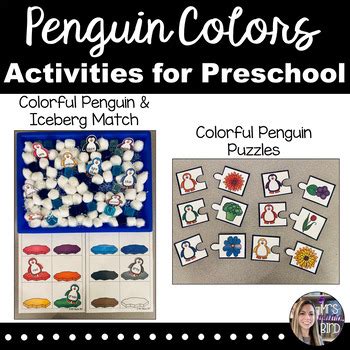 Penguins Love Colors Book Companion by Mrs Mama Bird | TPT