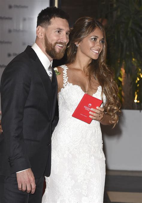 Lionel Messi and Wife Antonella Roccuzzo - Wedding Reception in Argentina 06/30/2017