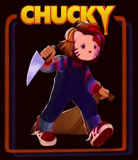 HELLO KITTY CHUCKY - SMALL PRINT | AMASCOMET